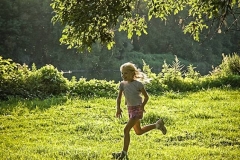 girl running